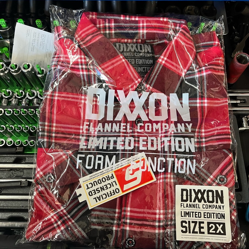 Dixxon x Snap On Collab flannel. Sold out